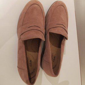 Clarks Trish rose Suede Daim rose